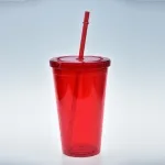 Promotional Reusable Tumblers Cups with Straw ELTM-01